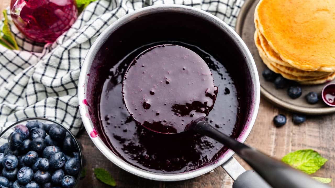 Homemade Blueberry Syrup: 3 Ways for Pancakes, Ice Cream & More